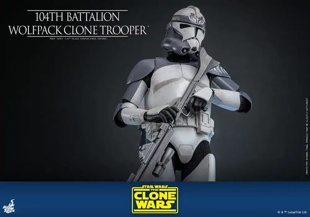 Star Wars The Clone Wars Akcijska Figura 1/6 104th Battalion Wolfpack Clone Trooper 30 cm fotografija izdelka