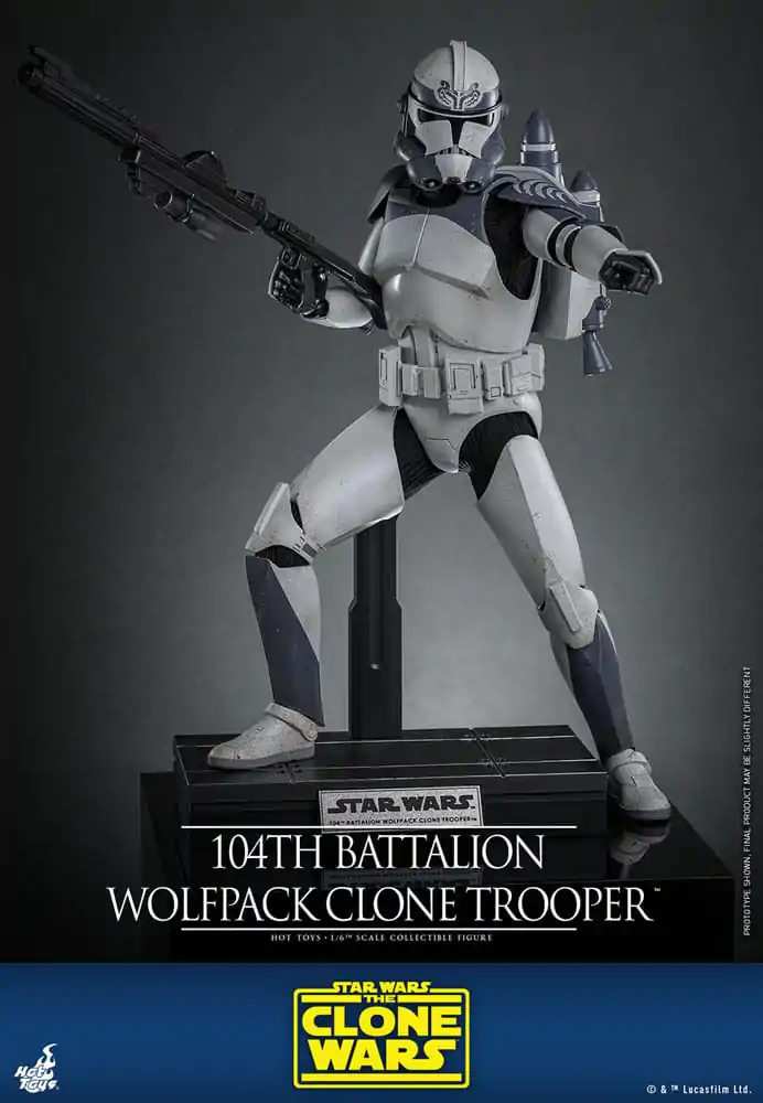 Star Wars The Clone Wars Akcijska Figura 1/6 104th Battalion Wolfpack Clone Trooper 30 cm fotografija izdelka