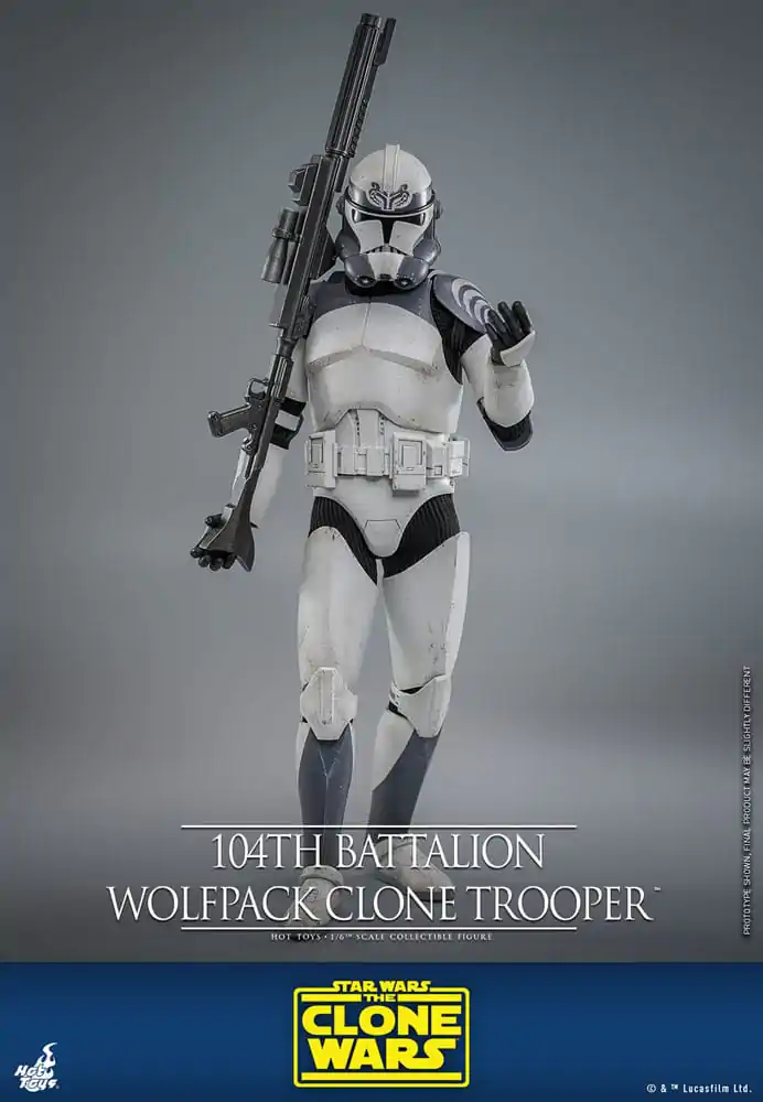 Star Wars The Clone Wars Akcijska Figura 1/6 104th Battalion Wolfpack Clone Trooper 30 cm fotografija izdelka