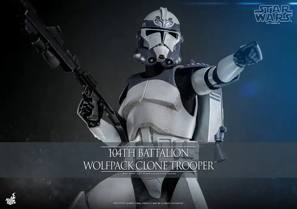 Star Wars The Clone Wars Akcijska Figura 1/6 104th Battalion Wolfpack Clone Trooper 30 cm fotografija izdelka