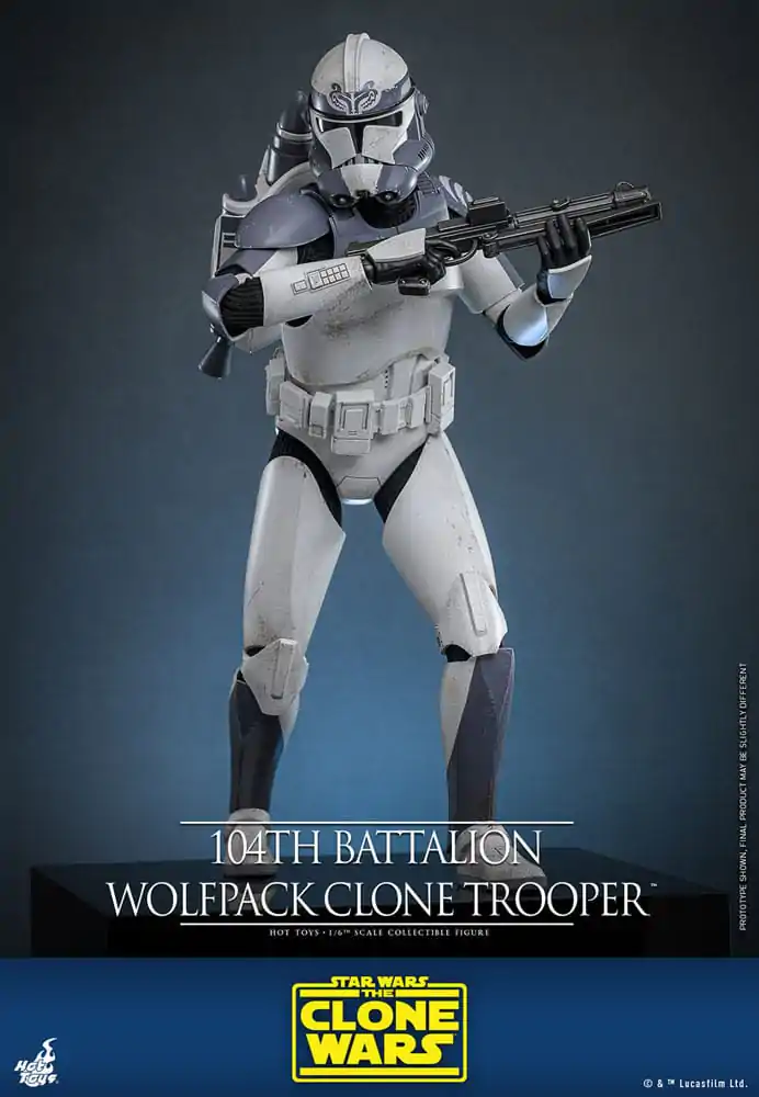 Star Wars The Clone Wars Akcijska Figura 1/6 104th Battalion Wolfpack Clone Trooper 30 cm fotografija izdelka