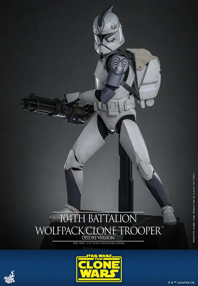 Star Wars The Clone Wars Akcijska figura 1/6 104th Battalion Wolfpack Clone Trooper Deluxe Version 30 cm fotografija izdelka