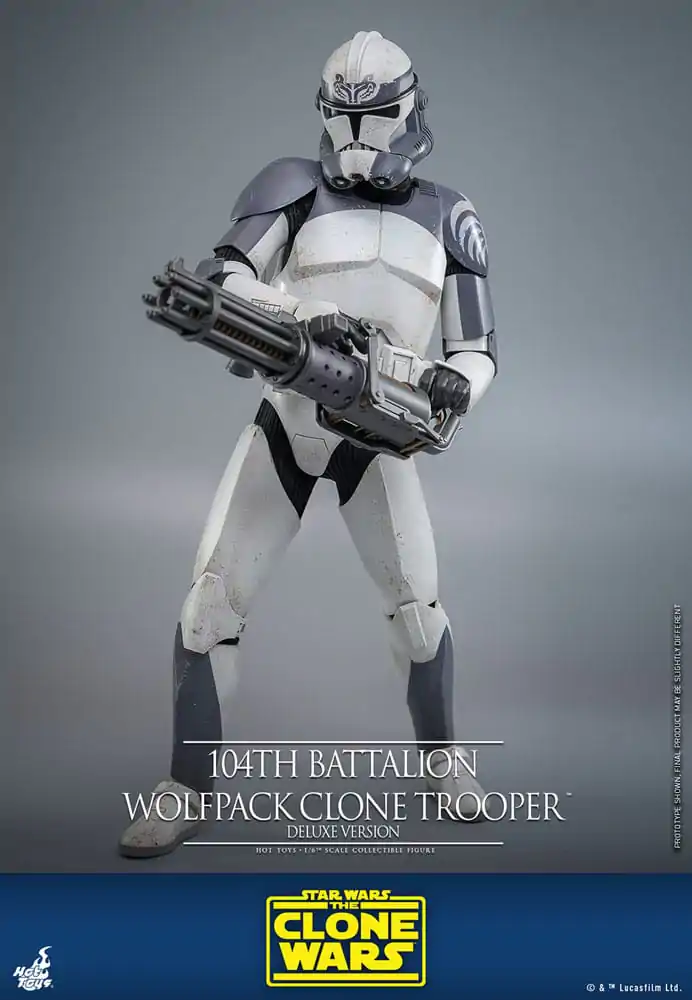 Star Wars The Clone Wars Akcijska figura 1/6 104th Battalion Wolfpack Clone Trooper Deluxe Version 30 cm fotografija izdelka