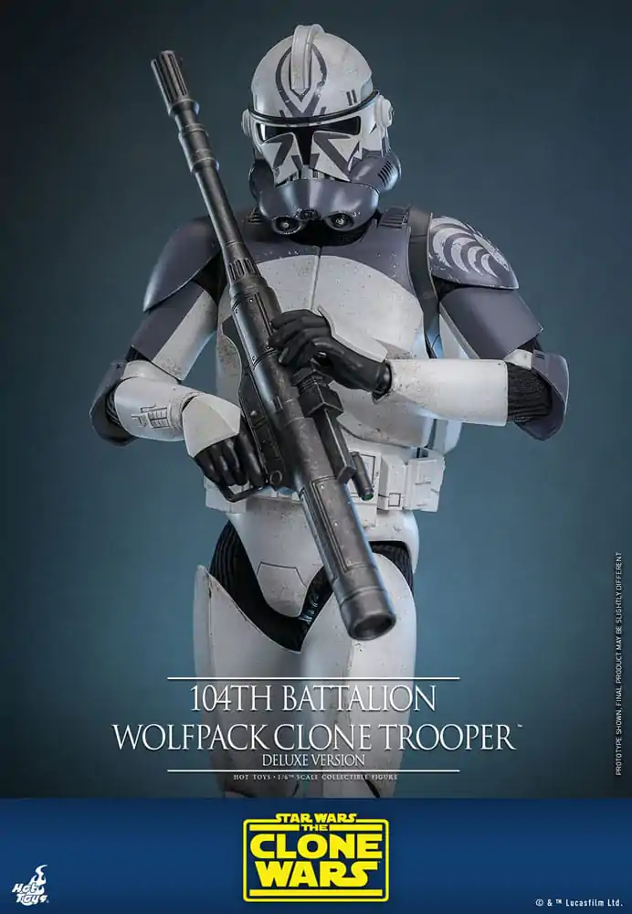 Star Wars The Clone Wars Akcijska figura 1/6 104th Battalion Wolfpack Clone Trooper Deluxe Version 30 cm fotografija izdelka