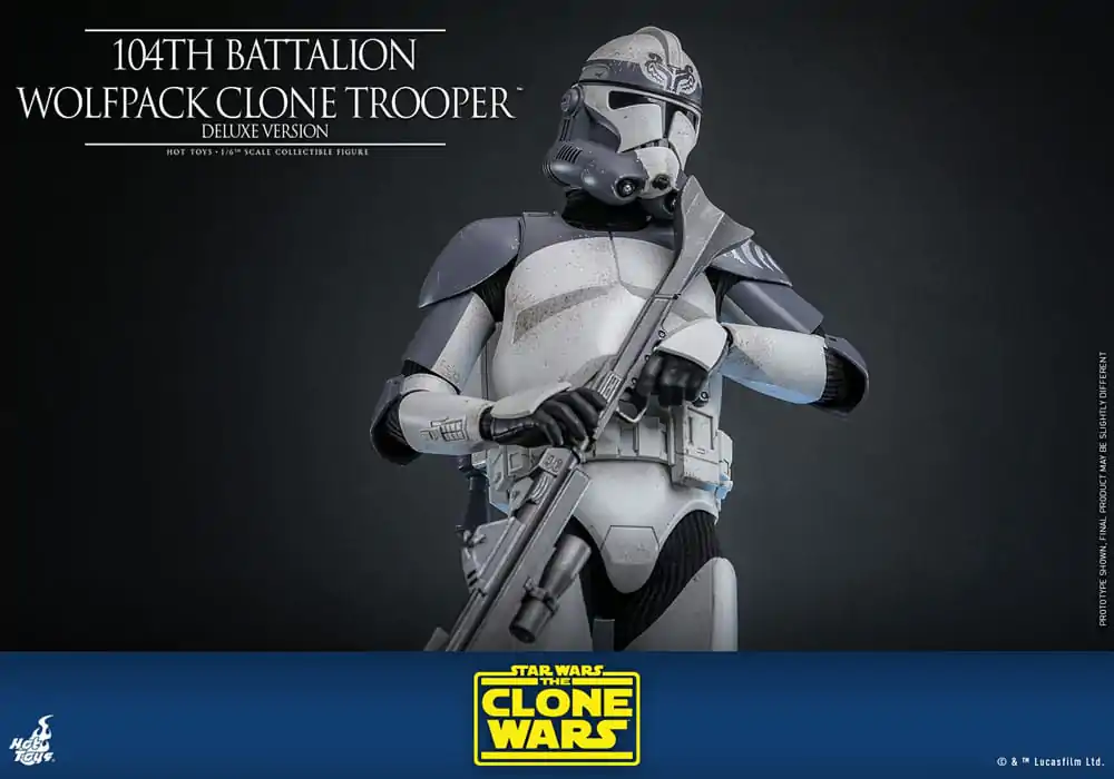 Star Wars The Clone Wars Akcijska figura 1/6 104th Battalion Wolfpack Clone Trooper Deluxe Version 30 cm fotografija izdelka