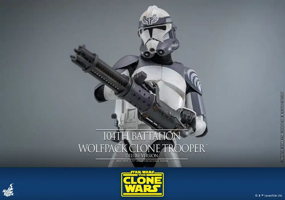 Star Wars The Clone Wars Akcijska figura 1/6 104th Battalion Wolfpack Clone Trooper Deluxe Version 30 cm fotografija izdelka