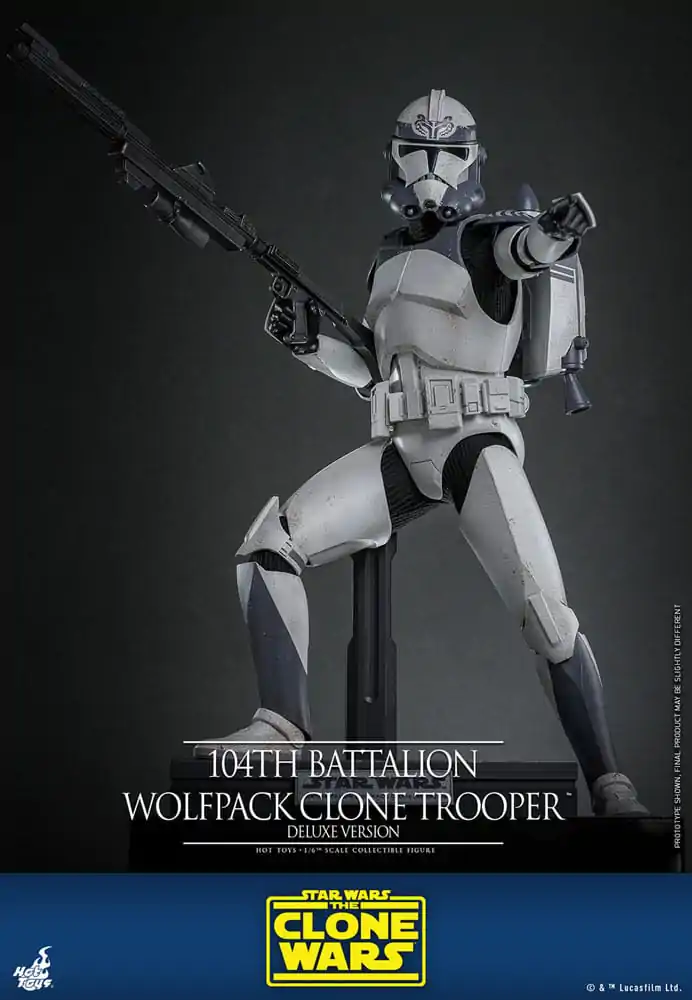 Star Wars The Clone Wars Akcijska figura 1/6 104th Battalion Wolfpack Clone Trooper Deluxe Version 30 cm fotografija izdelka