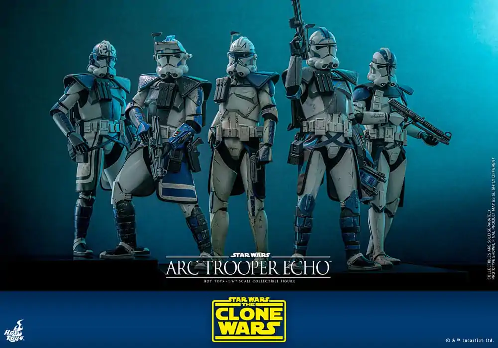 Star Wars: The Clone Wars akcijska figura 1/6 Arc Trooper Echo 30 cm fotografija izdelka