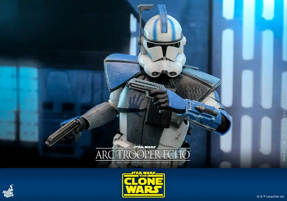 Star Wars: The Clone Wars akcijska figura 1/6 Arc Trooper Echo 30 cm fotografija izdelka