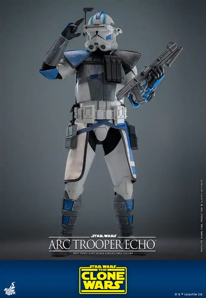 Star Wars: The Clone Wars akcijska figura 1/6 Arc Trooper Echo 30 cm fotografija izdelka