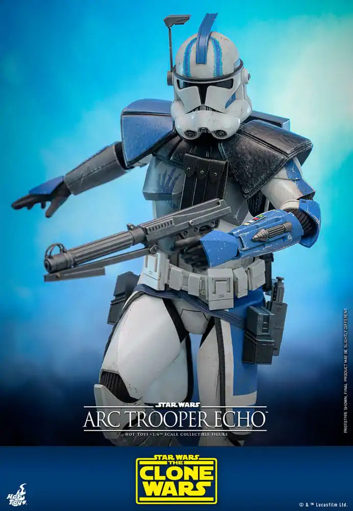 Star Wars: The Clone Wars akcijska figura 1/6 Arc Trooper Echo 30 cm fotografija izdelka