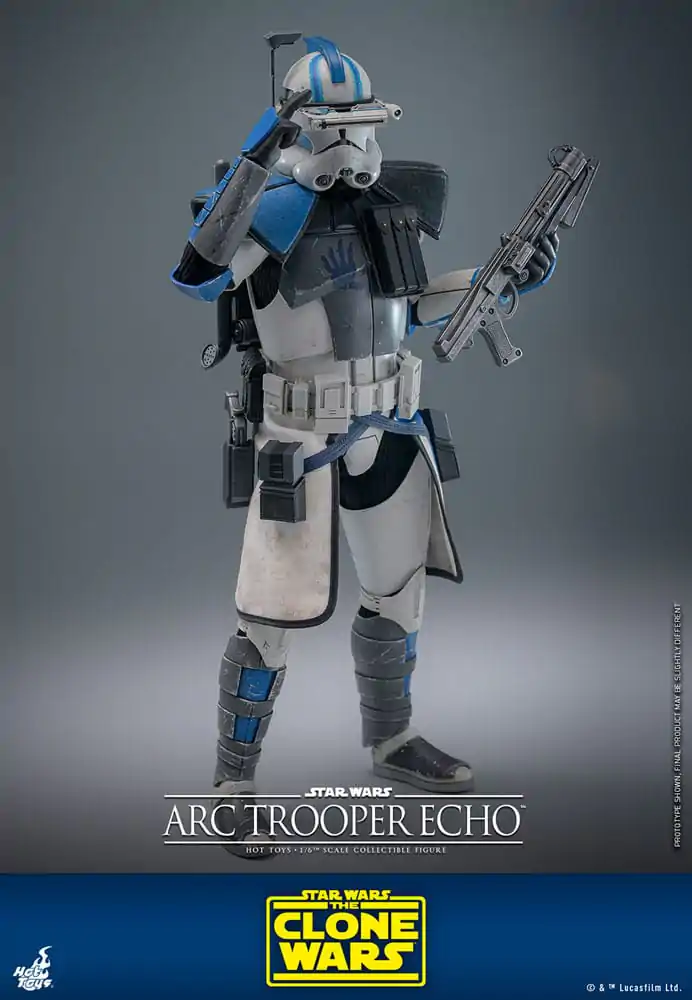 Star Wars: The Clone Wars akcijska figura 1/6 Arc Trooper Echo 30 cm fotografija izdelka