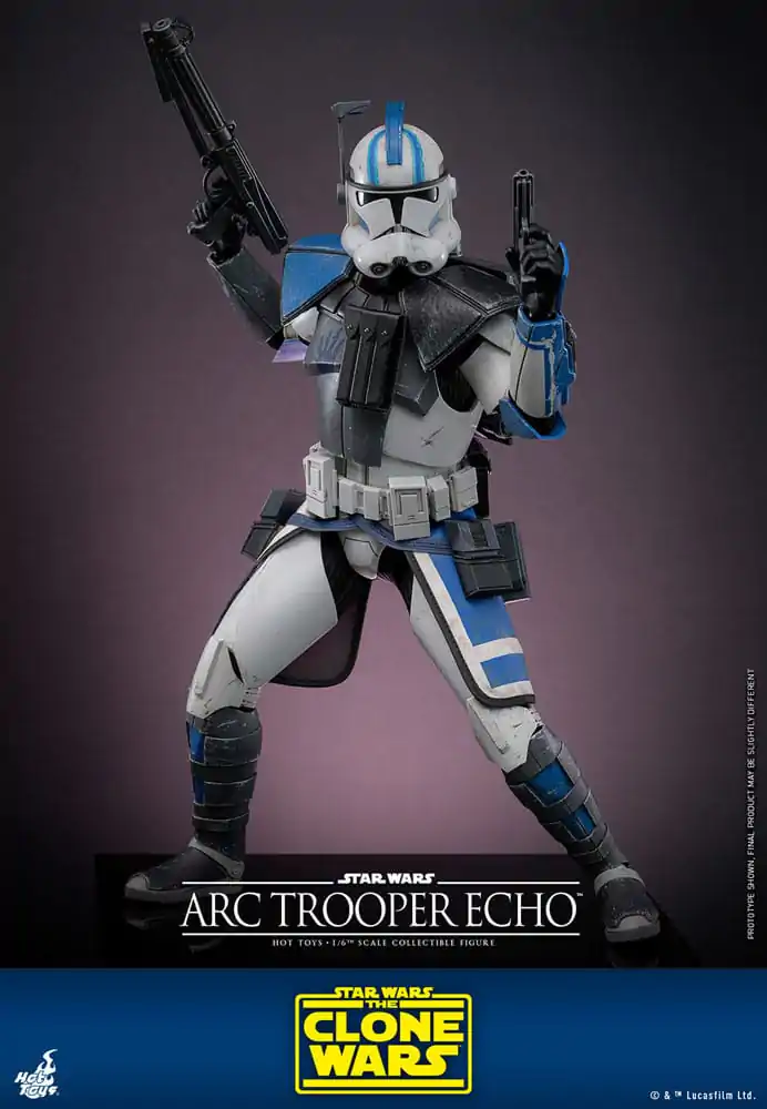 Star Wars: The Clone Wars akcijska figura 1/6 Arc Trooper Echo 30 cm fotografija izdelka