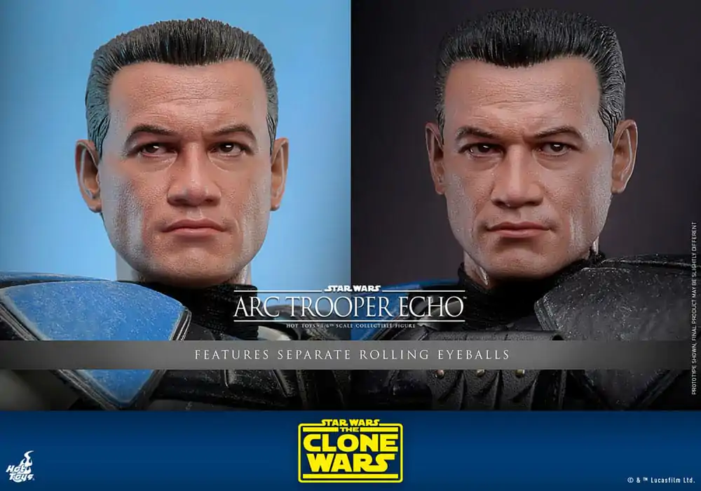 Star Wars: The Clone Wars akcijska figura 1/6 Arc Trooper Echo 30 cm fotografija izdelka