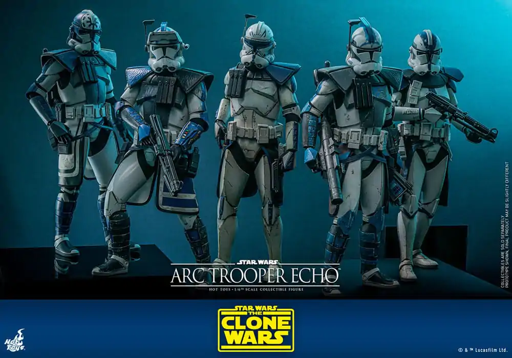 Star Wars: The Clone Wars akcijska figura 1/6 Arc Trooper Echo 30 cm fotografija izdelka