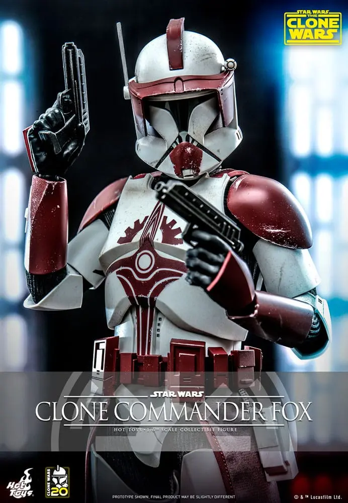 Star Wars: The Clone Wars akcijska figura 1/6 Clone Commander Fox 30 cm fotografija izdelka
