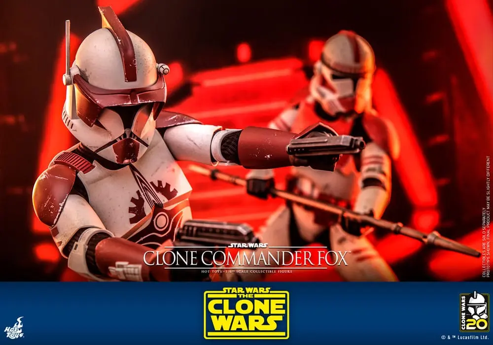 Star Wars: The Clone Wars akcijska figura 1/6 Clone Commander Fox 30 cm fotografija izdelka