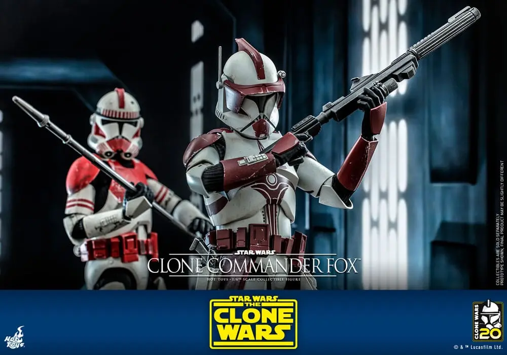 Star Wars: The Clone Wars akcijska figura 1/6 Clone Commander Fox 30 cm fotografija izdelka