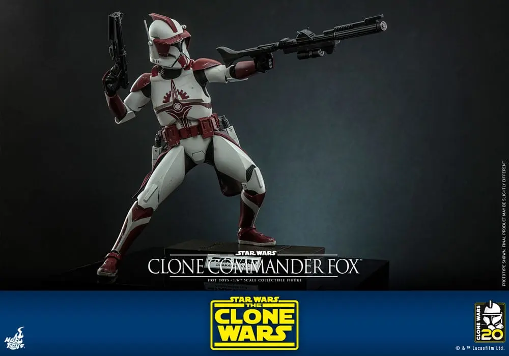 Star Wars: The Clone Wars akcijska figura 1/6 Clone Commander Fox 30 cm fotografija izdelka