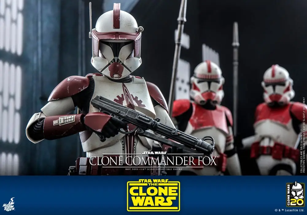 Star Wars: The Clone Wars akcijska figura 1/6 Clone Commander Fox 30 cm fotografija izdelka