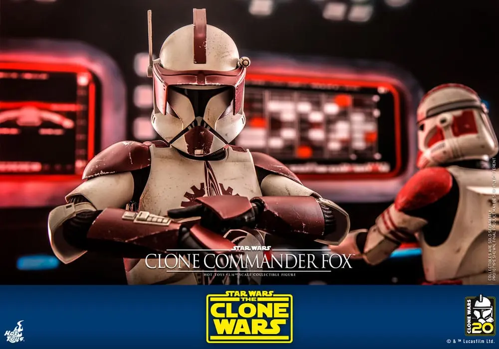 Star Wars: The Clone Wars akcijska figura 1/6 Clone Commander Fox 30 cm fotografija izdelka