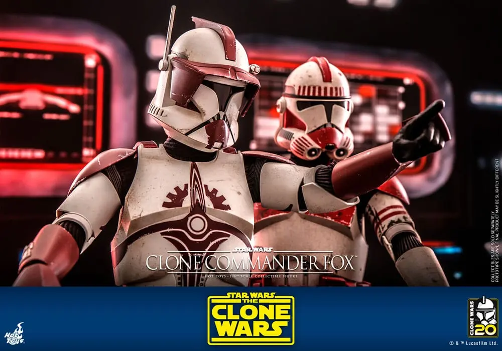 Star Wars: The Clone Wars akcijska figura 1/6 Clone Commander Fox 30 cm fotografija izdelka