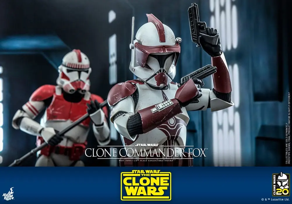 Star Wars: The Clone Wars akcijska figura 1/6 Clone Commander Fox 30 cm fotografija izdelka
