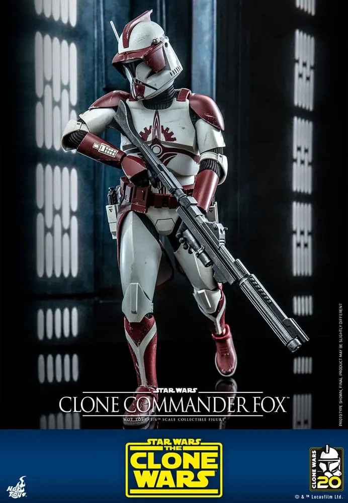 Star Wars: The Clone Wars akcijska figura 1/6 Clone Commander Fox 30 cm fotografija izdelka