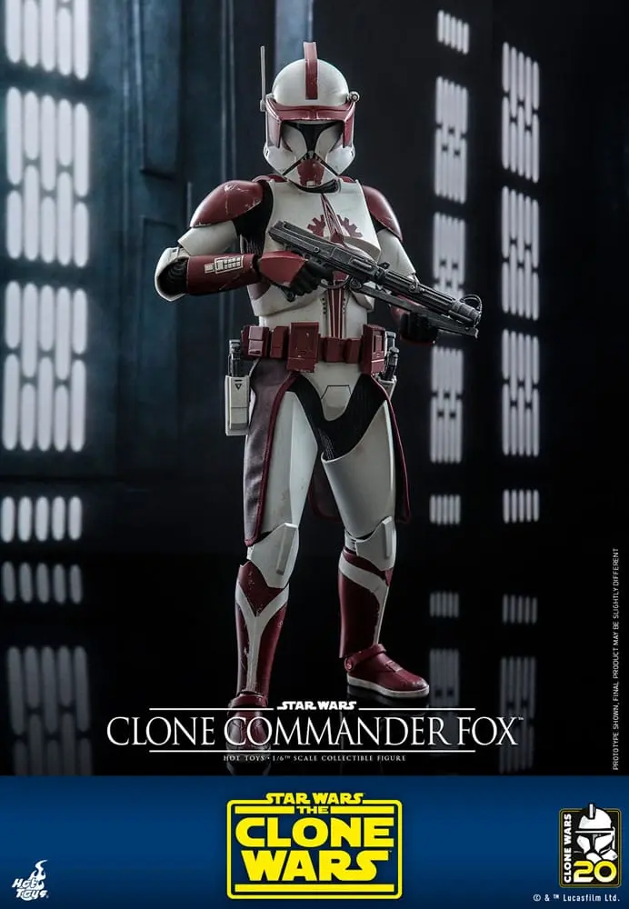 Star Wars: The Clone Wars akcijska figura 1/6 Clone Commander Fox 30 cm fotografija izdelka