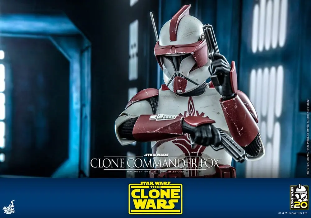 Star Wars: The Clone Wars akcijska figura 1/6 Clone Commander Fox 30 cm fotografija izdelka