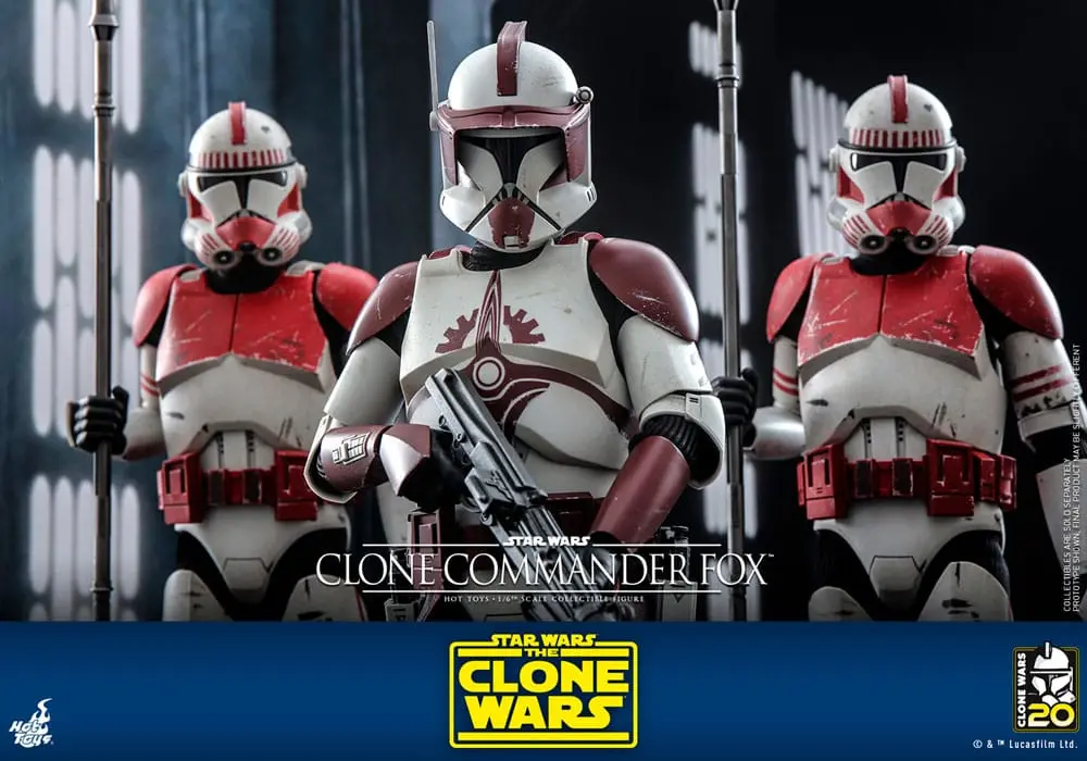 Star Wars: The Clone Wars akcijska figura 1/6 Clone Commander Fox 30 cm fotografija izdelka