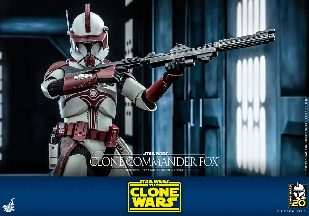 Star Wars: The Clone Wars akcijska figura 1/6 Clone Commander Fox 30 cm fotografija izdelka