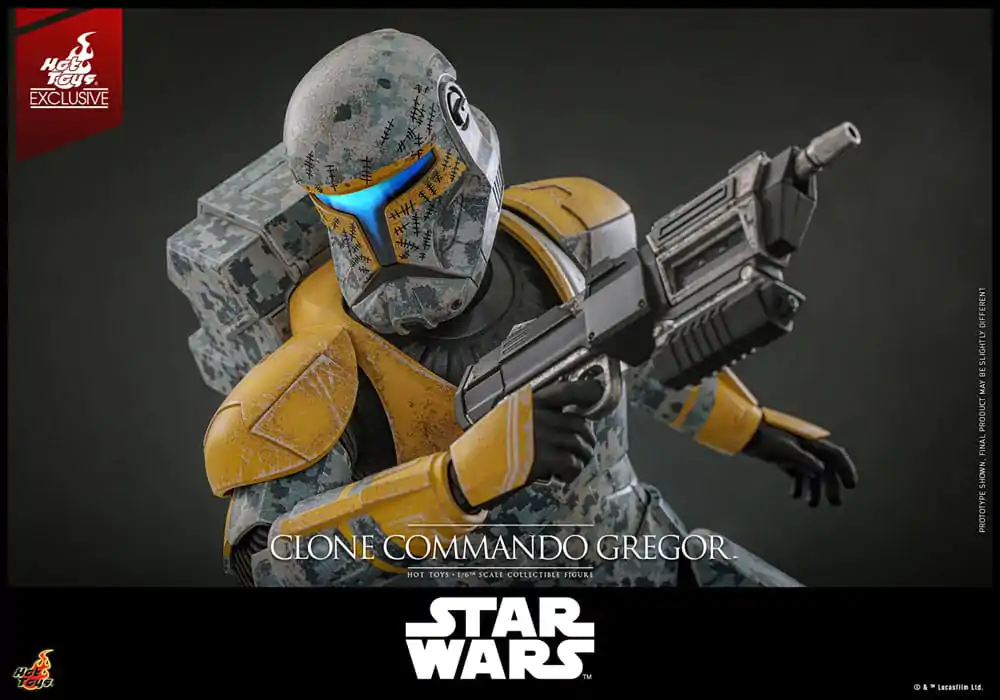 Star Wars: The Clone Wars akcijska figura 1/6 Clone Commando Gregor Hot Toys Exclusive 30 centimetrov fotografija izdelka