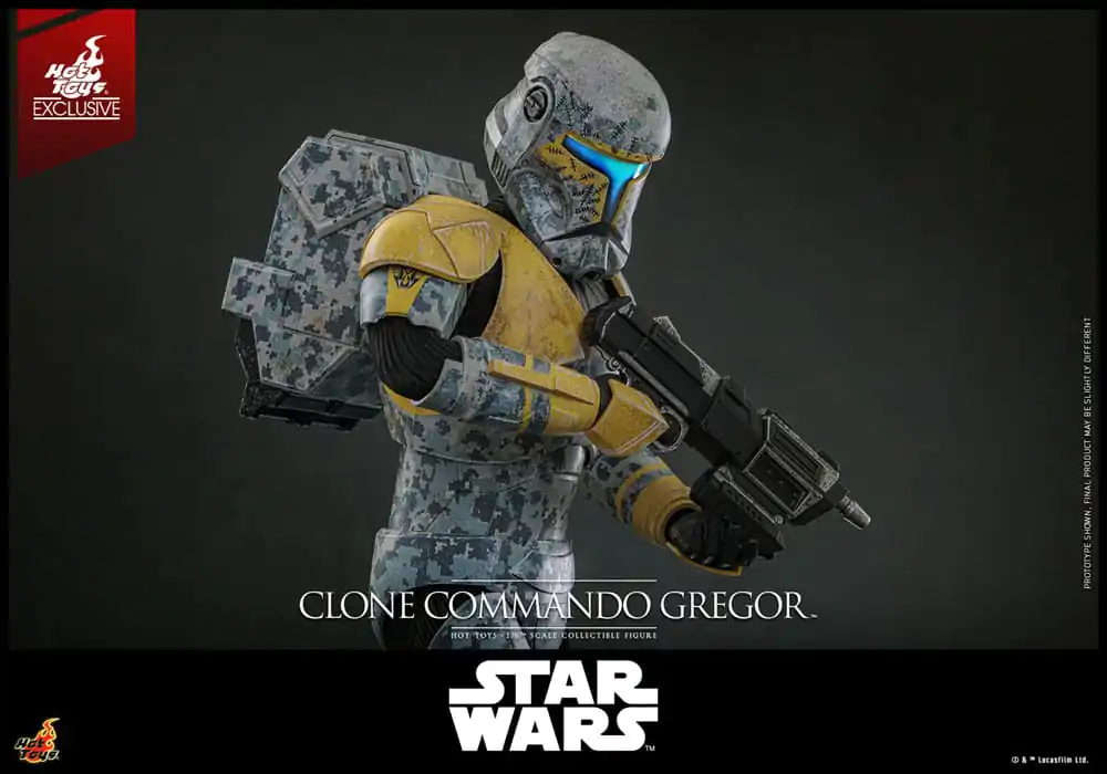 Star Wars: The Clone Wars akcijska figura 1/6 Clone Commando Gregor Hot Toys Exclusive 30 centimetrov fotografija izdelka