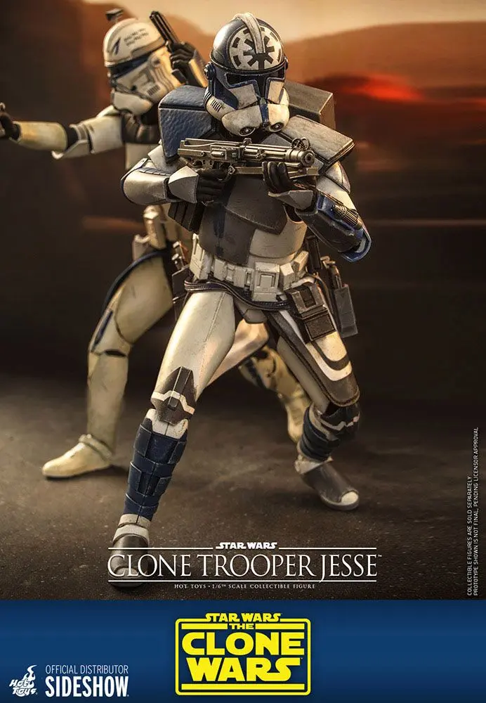 Star Wars The Clone Wars akcijska figura 1/6 Clone Trooper Jesse 30 cm fotografija izdelka