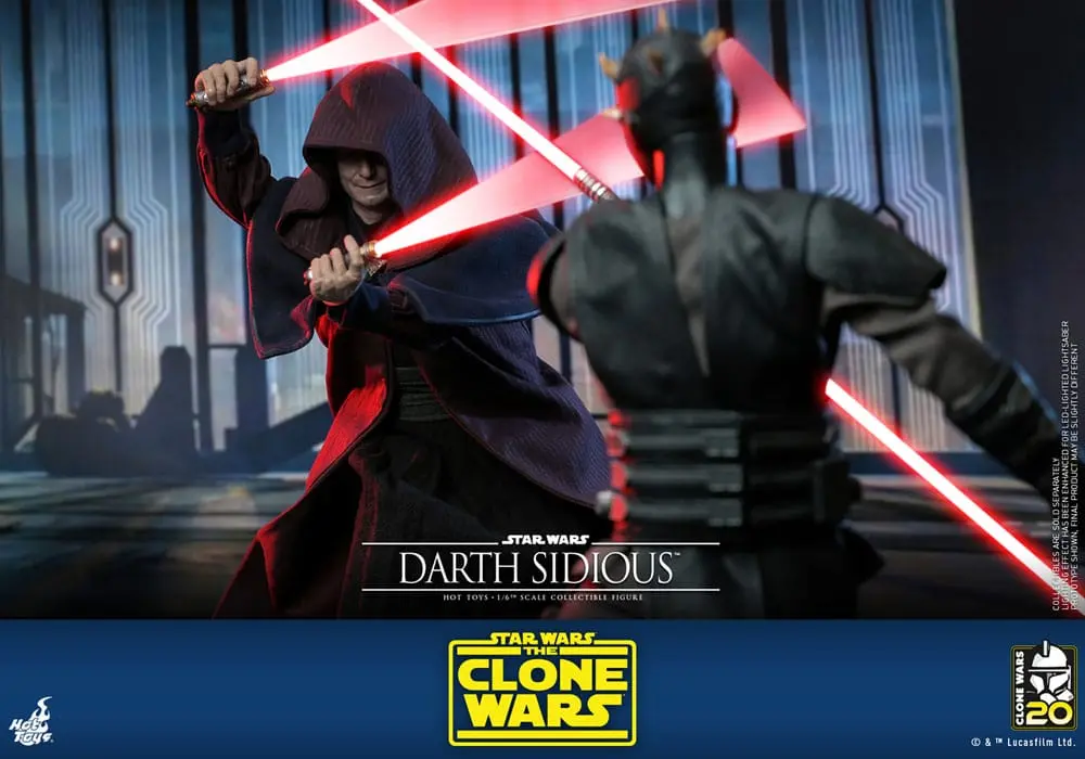 Star Wars: The Clone Wars Akcijska Figura 1/6 Darth Sidious 29 cm fotografija izdelka