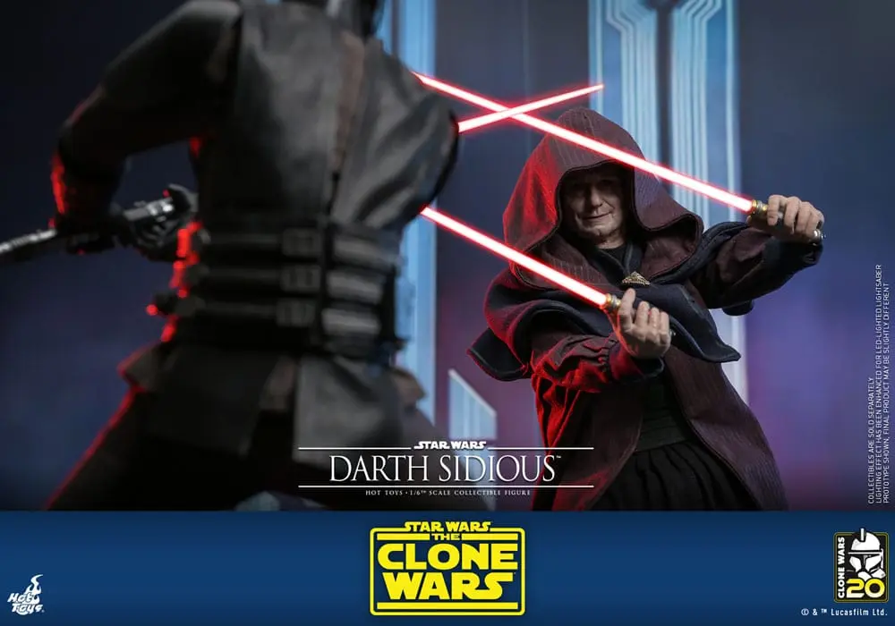 Star Wars: The Clone Wars Akcijska Figura 1/6 Darth Sidious 29 cm fotografija izdelka