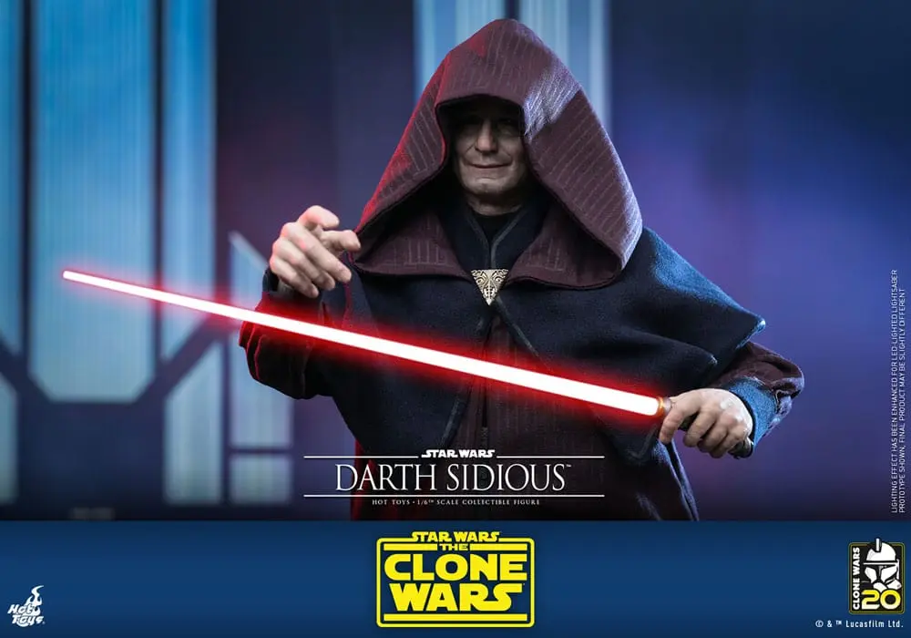 Star Wars: The Clone Wars Akcijska Figura 1/6 Darth Sidious 29 cm fotografija izdelka