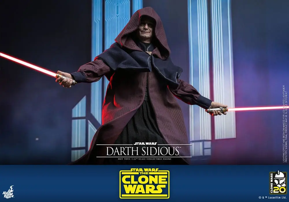 Star Wars: The Clone Wars Akcijska Figura 1/6 Darth Sidious 29 cm fotografija izdelka