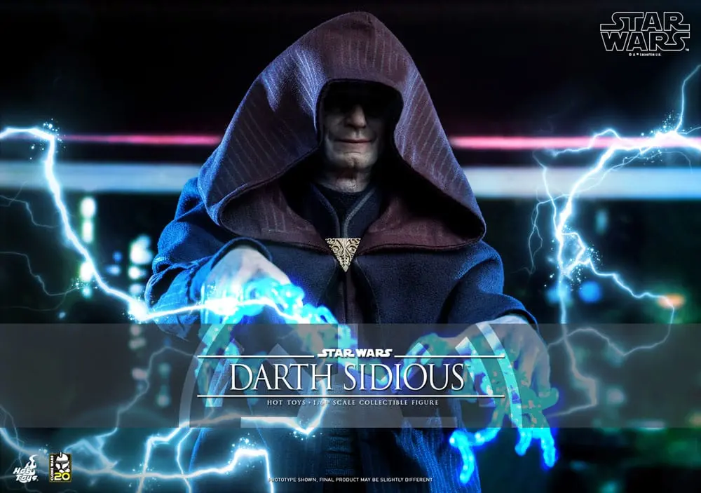 Star Wars: The Clone Wars Akcijska Figura 1/6 Darth Sidious 29 cm fotografija izdelka