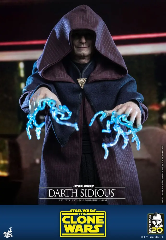 Star Wars: The Clone Wars Akcijska Figura 1/6 Darth Sidious 29 cm fotografija izdelka