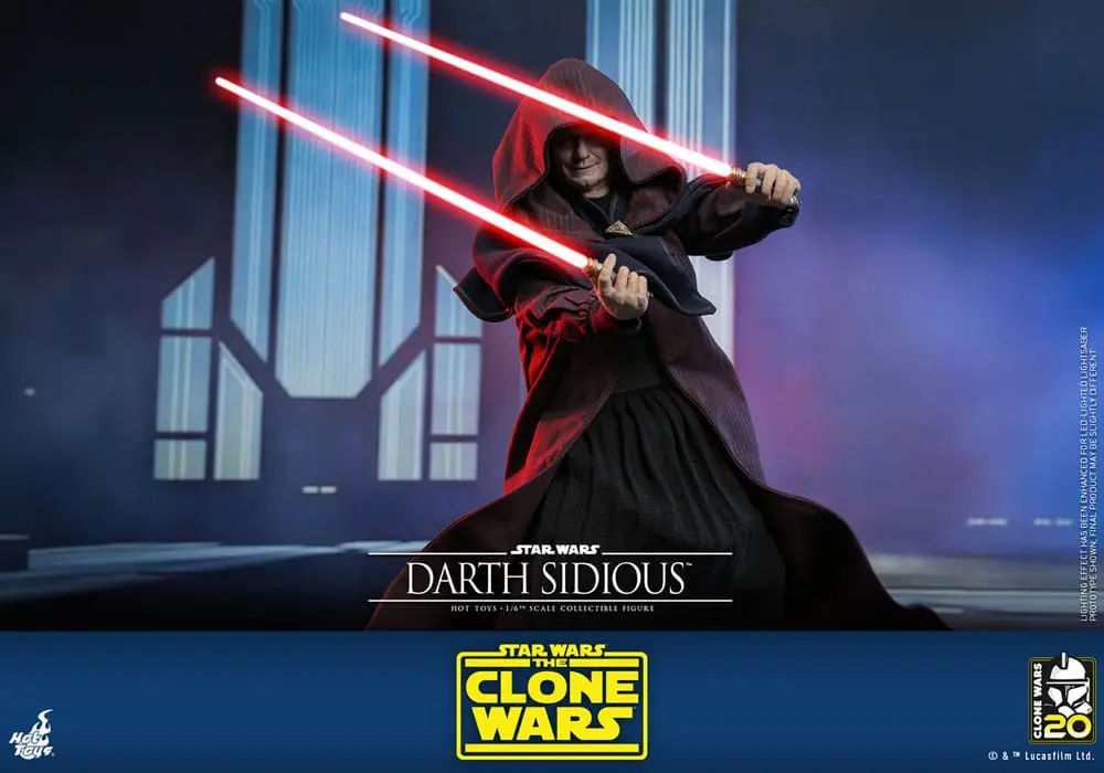 Star Wars: The Clone Wars Akcijska Figura 1/6 Darth Sidious 29 cm fotografija izdelka