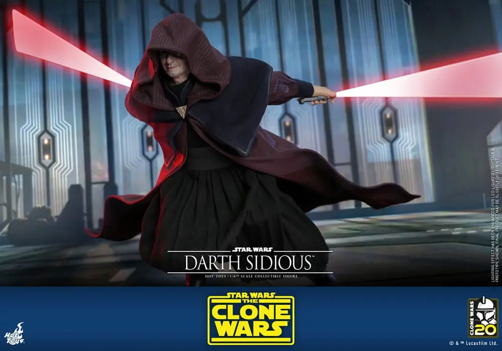Star Wars: The Clone Wars Akcijska Figura 1/6 Darth Sidious 29 cm fotografija izdelka