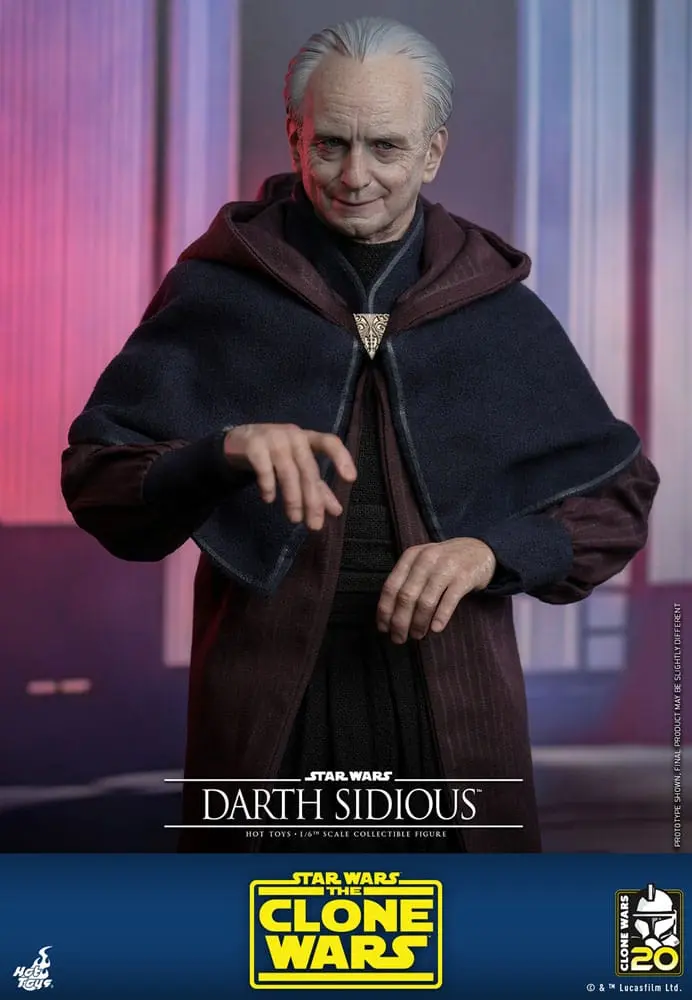 Star Wars: The Clone Wars Akcijska Figura 1/6 Darth Sidious 29 cm fotografija izdelka