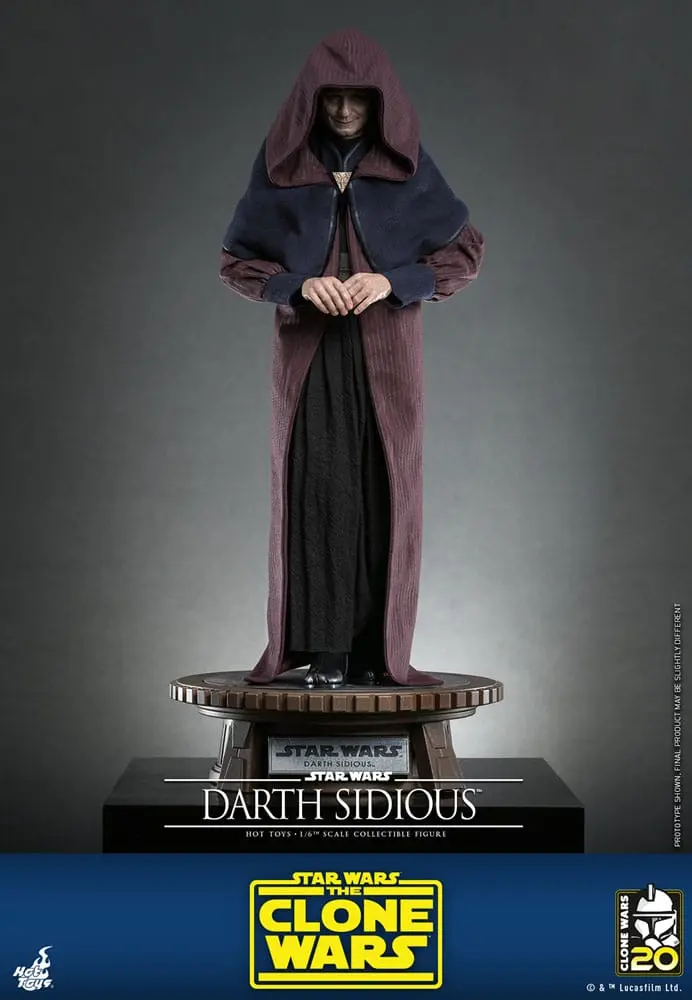 Star Wars: The Clone Wars Akcijska Figura 1/6 Darth Sidious 29 cm fotografija izdelka