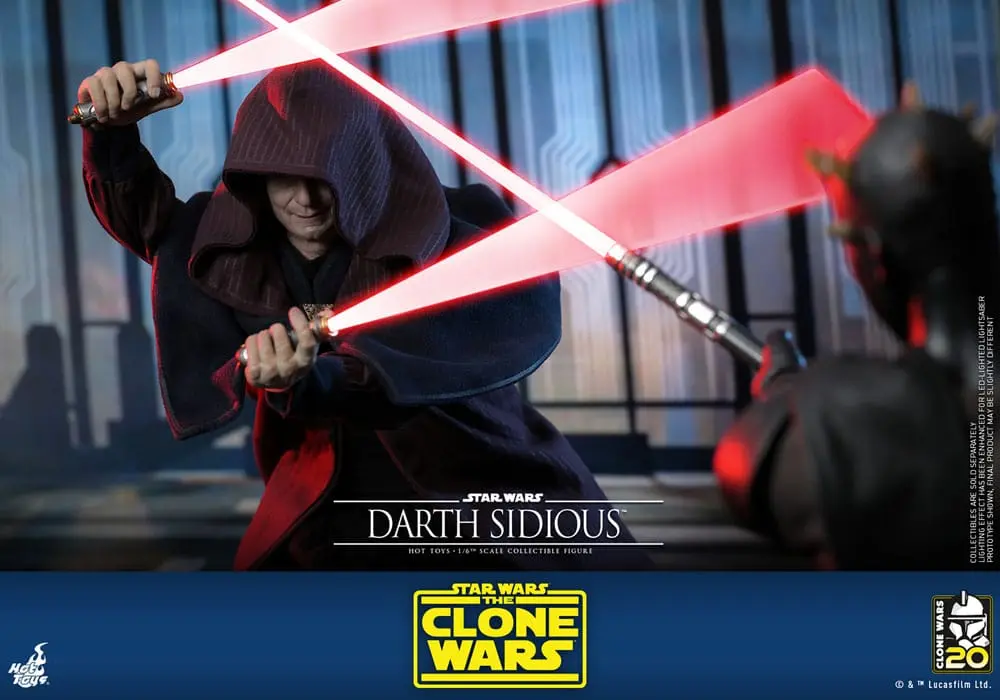 Star Wars: The Clone Wars Akcijska Figura 1/6 Darth Sidious 29 cm fotografija izdelka