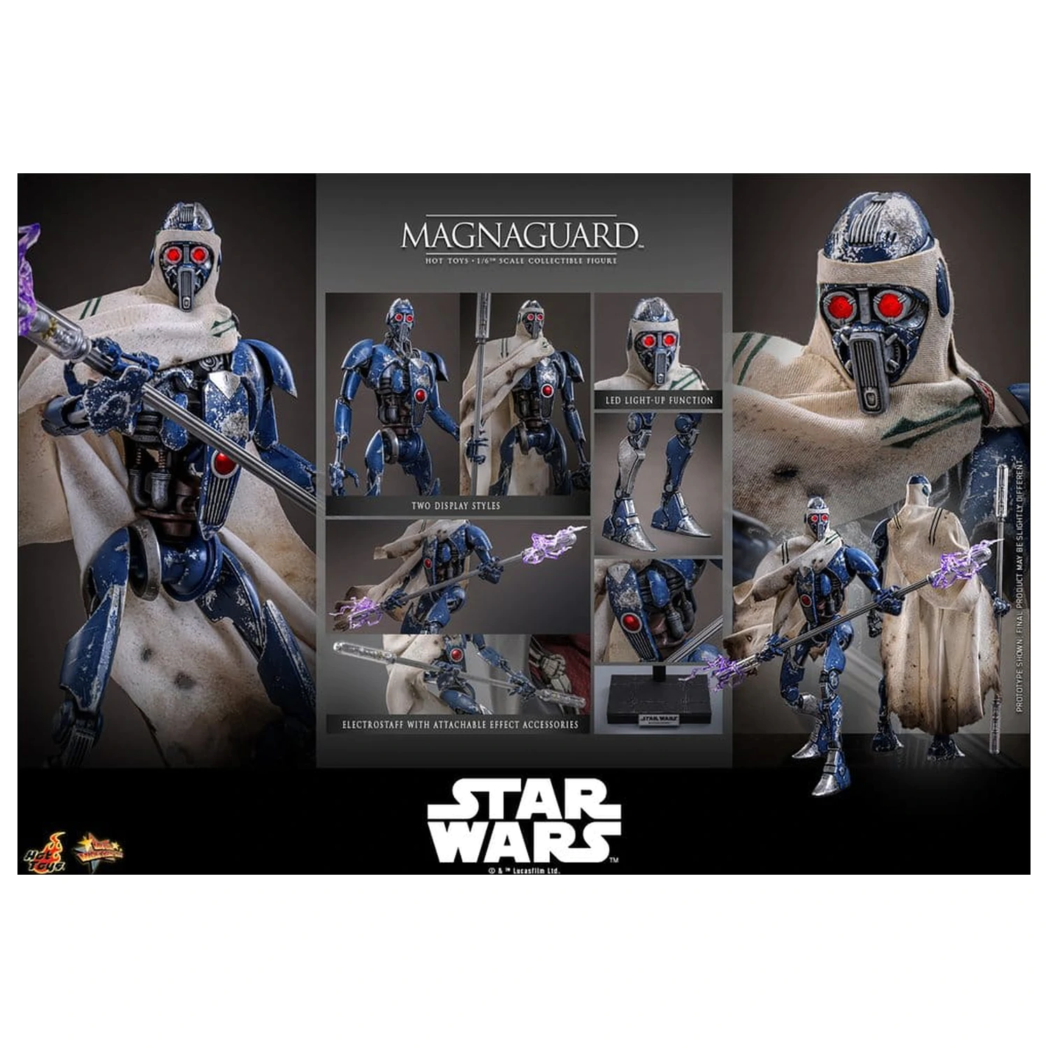 Star Wars: The Clone Wars akcijska figura 1/6 MagnaGuard 34 cm fotografija izdelka