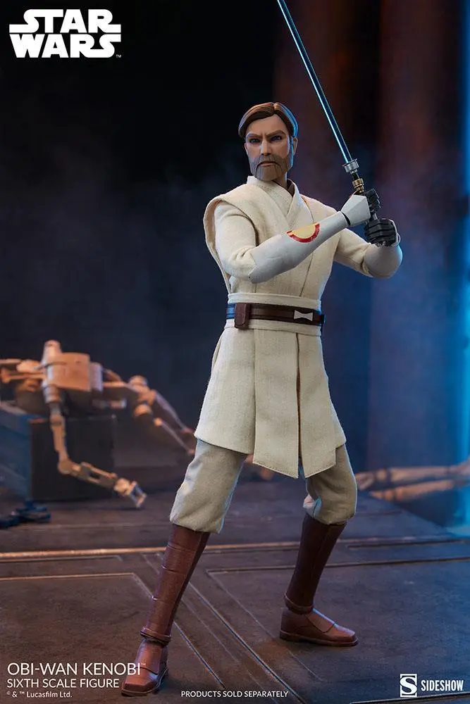Star Wars The Clone Wars akcijska figura 1/6 Obi-Wan Kenobi 30 cm fotografija izdelka