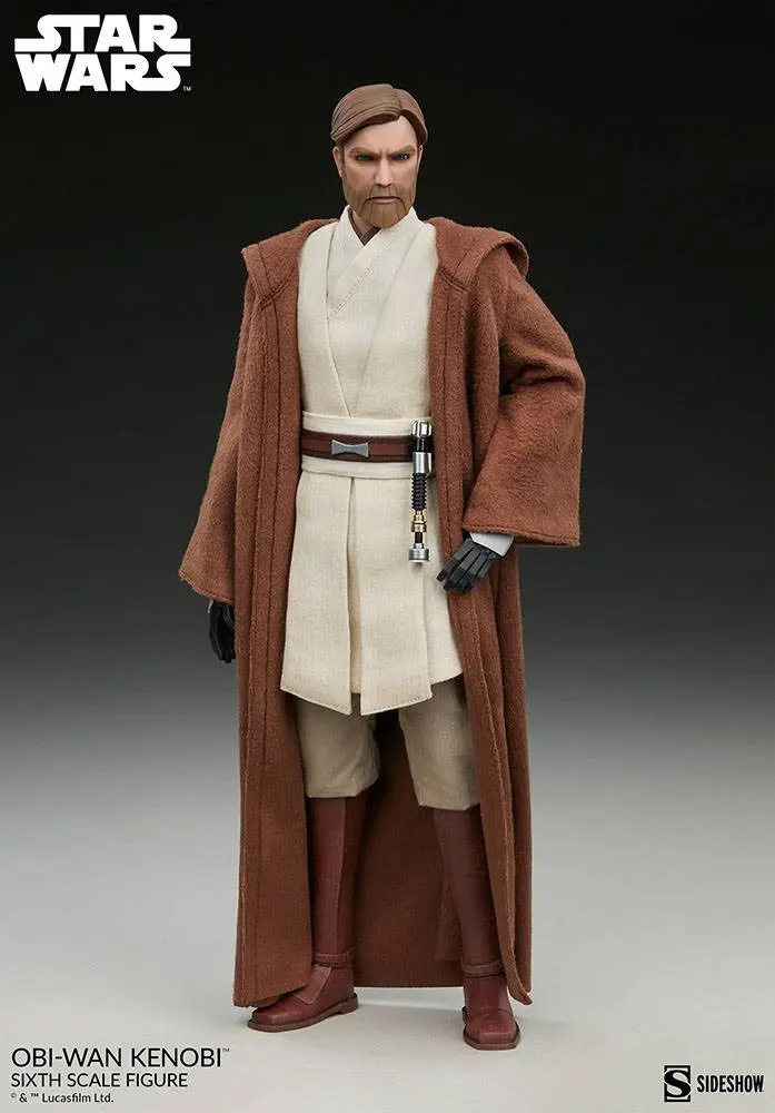 Star Wars The Clone Wars akcijska figura 1/6 Obi-Wan Kenobi 30 cm fotografija izdelka