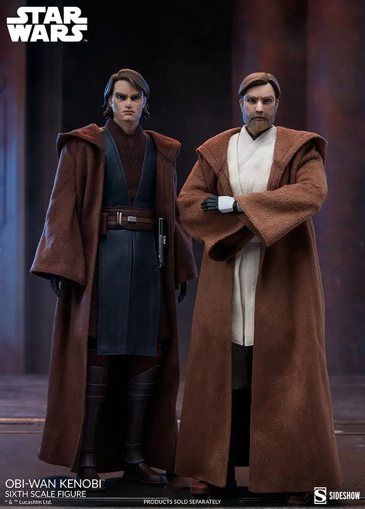 Star Wars The Clone Wars akcijska figura 1/6 Obi-Wan Kenobi 30 cm fotografija izdelka